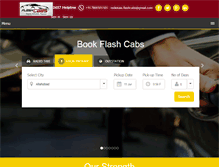 Tablet Screenshot of flashcabs.com